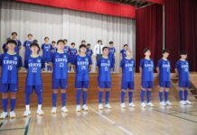 高校総体 サッカー部壮行式