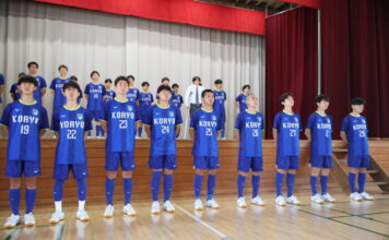 高校総体 サッカー部壮行式